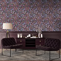Galerie Wallcoverings Product Code: 81342 - Pepper Wallpaper Collection Galerie Wallcoverings Product Code 81342 - Pepper Wallpaper Collection - Saffron Colours - Brussels Lace Design