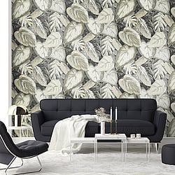 Galerie Wallcoverings Product Code: 81343 - Pepper Wallpaper Collection Galerie Wallcoverings Product Code 81343 - Pepper Wallpaper Collection - Mustard Colours - Ficus Design