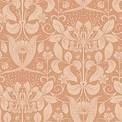 Galerie Wallcoverings Product Code: 83128 - Hjarterum Wallpaper Collection Galerie Wallcoverings Product Code 83128 - Hjarterum Wallpaper Collection - Orange Colours - Berit Design