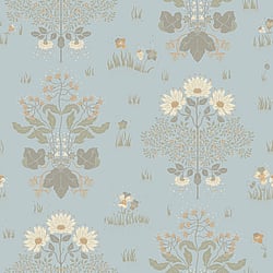 Galerie Wallcoverings Product Code: 83132 - Hjarterum Wallpaper Collection Galerie Wallcoverings Product Code 83132 - Hjarterum Wallpaper Collection - Light blue Colours - Edla Design