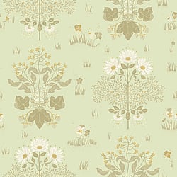 Galerie Wallcoverings Product Code: 83134 - Hjarterum Wallpaper Collection Galerie Wallcoverings Product Code 83134 - Hjarterum Wallpaper Collection - Light green Colours - Edla Design