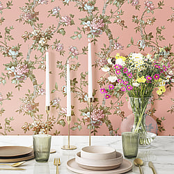 Galerie Wallcoverings Product Code: 84001 - Cottage Chic Wallpaper Collection Galerie Wallcoverings Product Code 84001 - Cottage Chic Wallpaper Collection - Pink Colours - Ramo Edra Design