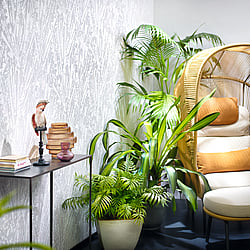 Galerie Wallcoverings Product Code: 91935 - Vault Wallpaper Collection Galerie Wallcoverings Product Code 91935 - Vault Wallpaper Collection - Greige, Pearl Colours - Fan Palm Design