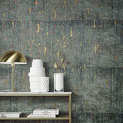 Galerie Wallcoverings Product Code: 95026 - Natural Opulence Wallpaper Collection Galerie Wallcoverings Product Code 95026 - Natural Opulence Wallpaper Collection - Anthracite Colours - This aged concrete effect wallpaper is the perfect choice if you want to bring a room up to date in a dramatic way. With a subtle emboss to create some structural depth, it comes in an on-trend black and copper colourway. Drawing on the textures of, and resembling the stippled texture of ancient plasterwork or faded limestone, this unusual wallpaper will be a warming welcome to your home. This will be perfect on all four walls or can be accompanied by a complementary wallpaper. Design