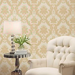 Galerie Wallcoverings Product Code: 95122 - Ornamenta 2 Wallpaper Collection Galerie Wallcoverings Product Code 95122 - Ornamenta 2 Wallpaper Collection - Gold Colours - Classic Damask Design
