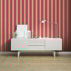 Galerie Wallcoverings Product Code: 95201 - Ornamenta 2 Wallpaper Collection Galerie Wallcoverings Product Code 95201 - Ornamenta 2 Wallpaper Collection - Pink Colours - Classic Stripe Design