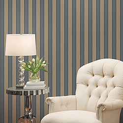 Galerie Wallcoverings Product Code: 95204 - Ornamenta 2 Wallpaper Collection Galerie Wallcoverings Product Code 95204 - Ornamenta 2 Wallpaper Collection - Dark Beige Grey Colours - Classic Stripe Design