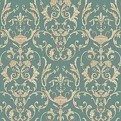 Galerie Wallcoverings Product Code: 95503 - Ornamenta 2 Wallpaper Collection Galerie Wallcoverings Product Code 95503 - Ornamenta 2 Wallpaper Collection - Blue Colours - Toscano Damask Design