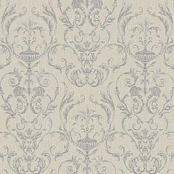 Galerie Wallcoverings Product Code: 95507 - Ornamenta 2 Wallpaper Collection Galerie Wallcoverings Product Code 95507 - Ornamenta 2 Wallpaper Collection - Silver Grey Colours - Toscano Damask Design