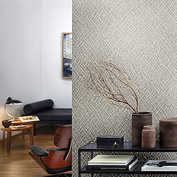 Galerie Wallcoverings Product Code: 99127 - Vault Wallpaper Collection Galerie Wallcoverings Product Code 99127 - Vault Wallpaper Collection - Beige, Platinum Colours - Crosshatch Design