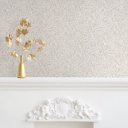 Galerie Wallcoverings Product Code: 99135 - Earth Wallpaper Collection Galerie Wallcoverings Product Code 99135 - Earth Wallpaper Collection - Beige Colours - Leaves Design