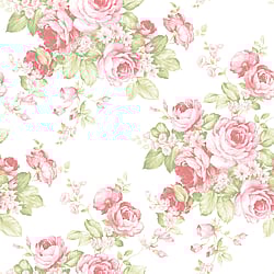 Galerie Wallcoverings Product Code: AB27612 - Abby Rose 3 Wallpaper Collection Galerie Wallcoverings Product Code AB27612 - Abby Rose 3 Wallpaper Collection - Pink Green Colours - Grand Floral Design