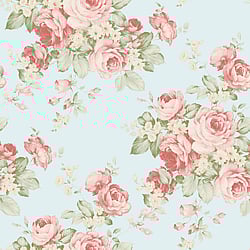 Galerie Wallcoverings Product Code: AB27615 - Abby Rose 3 Wallpaper Collection Galerie Wallcoverings Product Code AB27615 - Abby Rose 3 Wallpaper Collection - Turquoise Red Green Colours - Grand Floral Design