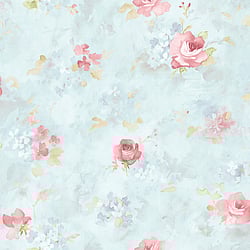 Galerie Wallcoverings Product Code: AB27662 - Abby Rose 3 Wallpaper Collection Galerie Wallcoverings Product Code AB27662 - Abby Rose 3 Wallpaper Collection - Blue Pink Colours - Morning Dew Design