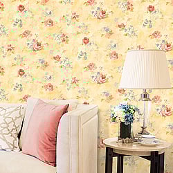 Galerie Wallcoverings Product Code: AB42418 - Abby Rose 3 Wallpaper Collection Galerie Wallcoverings Product Code AB42418 - Abby Rose 3 Wallpaper Collection - Pink Blue Cream Colours - Morning Dew Design