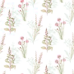 Galerie Wallcoverings Product Code: AB42442 - Abby Rose 3 Wallpaper Collection Galerie Wallcoverings Product Code AB42442 - Abby Rose 3 Wallpaper Collection - Teal Pink Colours - Flora Design