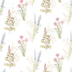 Galerie Wallcoverings Product Code: AB42445 - Abby Rose 3 Wallpaper Collection Galerie Wallcoverings Product Code AB42445 - Abby Rose 3 Wallpaper Collection - Cream Blue Pink Colours - Flora Design