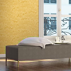 Galerie Wallcoverings Product Code: AC60013 - Absolutely Chic Wallpaper Collection Galerie Wallcoverings Product Code AC60013 - Absolutely Chic Wallpaper Collection - Yellow Colours - Cherry Blossom Motif Design