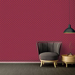 Galerie Wallcoverings Product Code: AC60018 - Absolutely Chic Wallpaper Collection Galerie Wallcoverings Product Code AC60018 - Absolutely Chic Wallpaper Collection - Orange Red Lilac Colours - Art Deco Style Geometric Motif Design