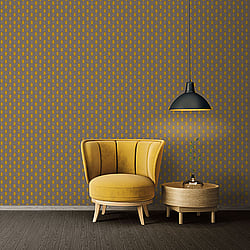 Galerie Wallcoverings Product Code: AC60019 - Absolutely Chic Wallpaper Collection Galerie Wallcoverings Product Code AC60019 - Absolutely Chic Wallpaper Collection - Brown Yellow Grey Colours - Art Deco Style Geometric Motif Design