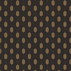 Galerie Wallcoverings Product Code: AC60022 - Absolutely Chic Wallpaper Collection Galerie Wallcoverings Product Code AC60022 - Absolutely Chic Wallpaper Collection - Brown Metallic Black Colours - Art Deco Style Geometric Motif Design