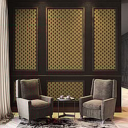 Galerie Wallcoverings Product Code: AC60023 - Absolutely Chic Wallpaper Collection Galerie Wallcoverings Product Code AC60023 - Absolutely Chic Wallpaper Collection - Brown Metallic Black Colours - Art Deco Style Geometric Motif Design