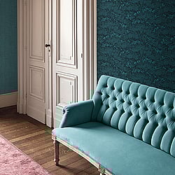 Galerie Wallcoverings Product Code: AC60016 - Absolutely Chic Wallpaper Collection Galerie Wallcoverings Product Code AC60016 - Absolutely Chic Wallpaper Collection - Blue Black Colours - Cherry Blossom Motif Design