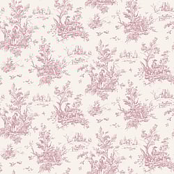 Galerie Wallcoverings Product Code: AF37705 - Abby Rose 4 Wallpaper Collection Galerie Wallcoverings Product Code AF37705 - Abby Rose 4 Wallpaper Collection - Plum Cream Colours - Toile Design