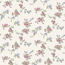 Galerie Wallcoverings Product Code: AF37707 - Abby Rose 4 Wallpaper Collection Galerie Wallcoverings Product Code AF37707 - Abby Rose 4 Wallpaper Collection - Plum Grey Blue Colours - Chic Rose Design
