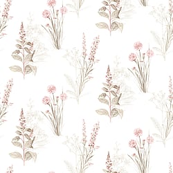 Galerie Wallcoverings Product Code: AF37715 - Abby Rose 4 Wallpaper Collection Galerie Wallcoverings Product Code AF37715 - Abby Rose 4 Wallpaper Collection - Pink Khaki Grey Colours - Flora Design