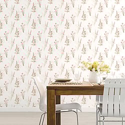 Galerie Wallcoverings Product Code: AF37715 - Abby Rose 4 Wallpaper Collection Galerie Wallcoverings Product Code AF37715 - Abby Rose 4 Wallpaper Collection - Pink Khaki Grey Colours - Flora Design
