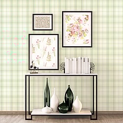 Galerie Wallcoverings Product Code: AF37717 - Abby Rose 4 Wallpaper Collection Galerie Wallcoverings Product Code AF37717 - Abby Rose 4 Wallpaper Collection - Green Lime Colours - Check Plaid Design