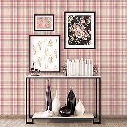 Galerie Wallcoverings Product Code: AF37719 - Abby Rose 4 Wallpaper Collection Galerie Wallcoverings Product Code AF37719 - Abby Rose 4 Wallpaper Collection - Plum Taupe Colours - Check Plaid Design