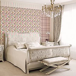 Galerie Wallcoverings Product Code: AF37724 - Abby Rose 4 Wallpaper Collection Galerie Wallcoverings Product Code AF37724 - Abby Rose 4 Wallpaper Collection - Taupe Pink Plum Colours - Linen Floral Design