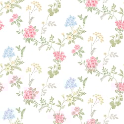 Galerie Wallcoverings Product Code: AF37735 - Abby Rose 4 Wallpaper Collection Galerie Wallcoverings Product Code AF37735 - Abby Rose 4 Wallpaper Collection - Pink Green Yellow Colours - Fern Floral Design