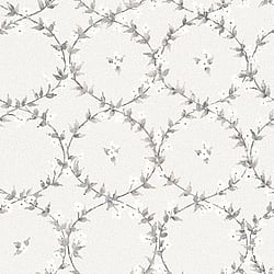 Galerie Wallcoverings Product Code: AF37744 - Abby Rose 4 Wallpaper Collection Galerie Wallcoverings Product Code AF37744 - Abby Rose 4 Wallpaper Collection - Light Grey Black Colours - Floral Laurel Design