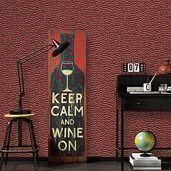 Galerie Wallcoverings Product Code: AM30017 - Amazonia Wallpaper Collection Galerie Wallcoverings Product Code AM30017 - Amazonia Wallpaper Collection - Red Colours - Feathers Design