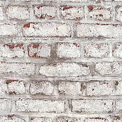 Galerie Wallcoverings Product Code: BB51100 - Bricks And More Wallpaper Collection Galerie Wallcoverings Product Code BB51100 - Bricks And More Wallpaper Collection - Brown Grey White Colours - Coastal Brick Effect Motif Design