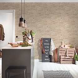 Galerie Wallcoverings Product Code: BB51106 - Bricks And More Wallpaper Collection Galerie Wallcoverings Product Code BB51106 - Bricks And More Wallpaper Collection - Beige Colours - Weathered Walls Motif Design