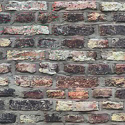 Galerie Wallcoverings Product Code: BB51113 - Bricks And More Wallpaper Collection Galerie Wallcoverings Product Code BB51113 - Bricks And More Wallpaper Collection - Beige Brown Grey Colours - Brickshire Residents Motif Design