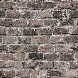 Galerie Wallcoverings Product Code: BB51117 - Bricks And More Wallpaper Collection Galerie Wallcoverings Product Code BB51117 - Bricks And More Wallpaper Collection - Brown Grey Colours - Brickshire Residents Motif Design
