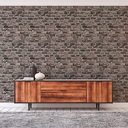 Galerie Wallcoverings Product Code: BB51117 - Bricks And More Wallpaper Collection Galerie Wallcoverings Product Code BB51117 - Bricks And More Wallpaper Collection - Brown Grey Colours - Brickshire Residents Motif Design