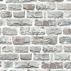Galerie Wallcoverings Product Code: BB51124 - Bricks And More Wallpaper Collection Galerie Wallcoverings Product Code BB51124 - Bricks And More Wallpaper Collection - Multi-Colour Grey Colours - Stone Symphony Motif Design