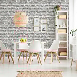 Galerie Wallcoverings Product Code: BB51124 - Bricks And More Wallpaper Collection Galerie Wallcoverings Product Code BB51124 - Bricks And More Wallpaper Collection - Multi-Colour Grey Colours - Stone Symphony Motif Design