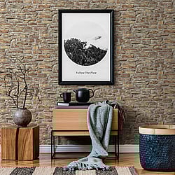 Galerie Wallcoverings Product Code: BB51127 - Bricks And More Wallpaper Collection Galerie Wallcoverings Product Code BB51127 - Bricks And More Wallpaper Collection - Beige Brown Colours - Stone Symphony Motif Design