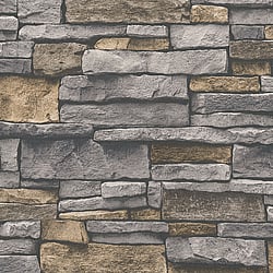 Galerie Wallcoverings Product Code: BB51134 - Bricks And More Wallpaper Collection Galerie Wallcoverings Product Code BB51134 - Bricks And More Wallpaper Collection - Gold Grey Colours - Sandstone Splendour Motif Design
