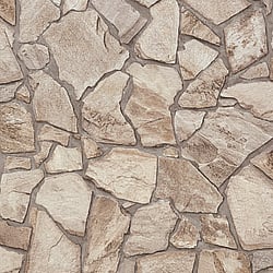 Galerie Wallcoverings Product Code: BB51142 - Bricks And More Wallpaper Collection Galerie Wallcoverings Product Code BB51142 - Bricks And More Wallpaper Collection - Beige Cream Grey Colours - Claystone Cottage Motif Design