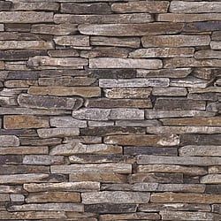 Galerie Wallcoverings Product Code: BB51145 - Bricks And More Wallpaper Collection Galerie Wallcoverings Product Code BB51145 - Bricks And More Wallpaper Collection - Beige Brown Yellow Colours - Rocky Retreat Motif Design