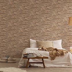 Galerie Wallcoverings Product Code: BB51147 - Bricks And More Wallpaper Collection Galerie Wallcoverings Product Code BB51147 - Bricks And More Wallpaper Collection - Beige Brown Colours - Graceful Granite Motif Design