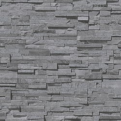 Galerie Wallcoverings Product Code: BB51149 - Bricks And More Wallpaper Collection Galerie Wallcoverings Product Code BB51149 - Bricks And More Wallpaper Collection - Grey Black Colours - Graceful Granite Motif Design
